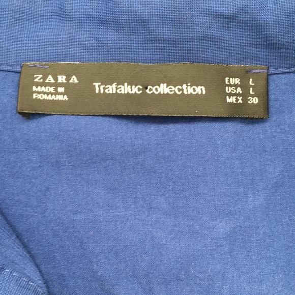 Zara | Button Down Collar Dress - Picture 6 of 7